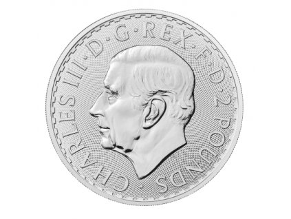 stříbrná mince Britannia 1 Oz 2023-Charles III.