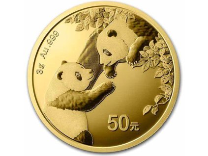 investiční zlatá mince Panda 2023-3g