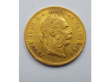 Zlatý dukát Františka Josefa I.-1878