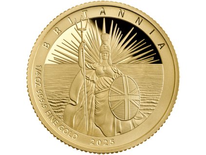 Zlatý set mincí Britannia proof 2024 3 kusy