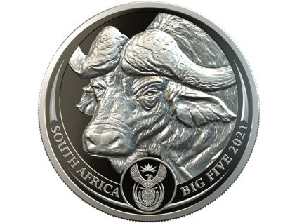 Platinová mince Velká pětka Buvol 1 Oz 2021 Proof