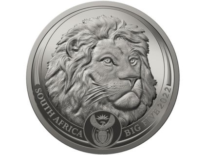 Platinová mince Big five lev 2022- proof 1 Oz