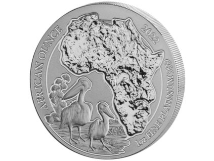 Platinová mince Africká unce Pelikán 2022