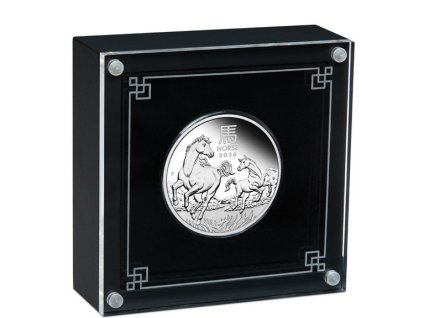 Stříbrná mince Rok koně 2026-1/2 Oz -lunární série III.