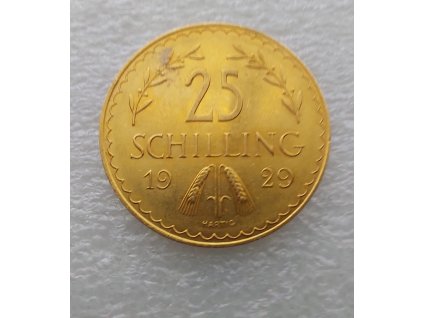 zlatý rakouský 25 šilink-1929
