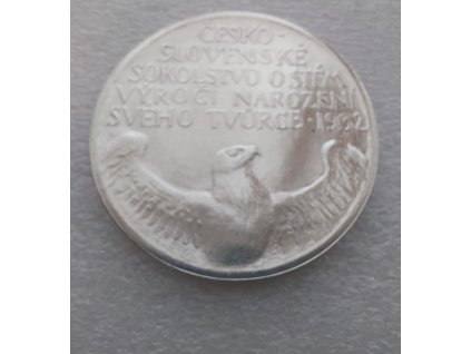 Stříbrná dukátová medaile Dr. Tyrš 1932