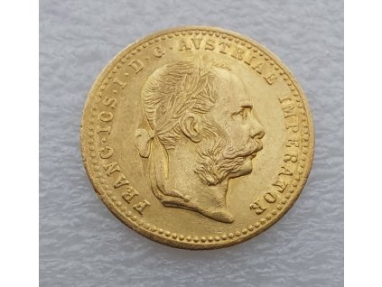 Zlatý dukát Františka Josefa I.-1879