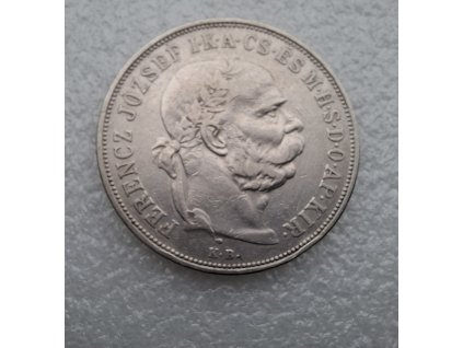 Stříbrná Pětikoruna Františka Josefa I.-1900 KB