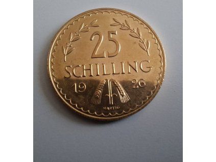zlatý rakouský 25 šilink-1926