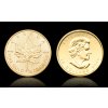 Investiční zlatá mince kanadský Maple leaf 1/2 Oz