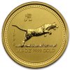 Investiční zlatá mince rok Tygra 1998 1/20 Oz