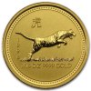 Investiční zlatá mince rok Tygra 1998 1/20 Oz