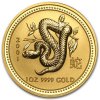 Investiční zlatá mince rok Hada 2001 1/20 Oz