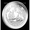 Stříbrná mince Rok králíka 2011-lunární série II.-1 Oz