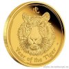 Investiční zlatá mince rok Tygra 2010 1 Oz