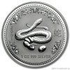 Investiční stříbrná mince rok hada 2001 1 Oz