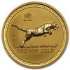 Investiční zlatá mince rok Tygra 1998 1 Oz