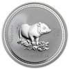 Investiční stříbrná mince rok vepře 2007 1 Oz
