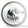 Investiční stříbrná mince rok vepře 2007 1 Oz
