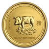 Investiční zlatá mince rok Vepře 2007 1 Oz