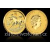 Investiční zlatá mince rok koně 2014 1/20 Oz