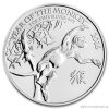 Stříbrná mince lunárního kalendáře rok Opice-British Royal Mint 1 Oz