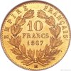 5117 1 zlaty francouzsky 10 frank napoleon iii 1861 1868