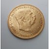Zlatá Desetikoruna Františka Josefa I.- rakouská ražba 1910-typ velká hlava