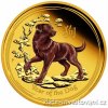 5939 investicni zlata mince rok psa 2018 lunarni serie ii kolorovana verze 1 oz