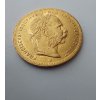 zlatý Osmizlatník-dvaceti frank rakouská ražba 1882-stav 1/0