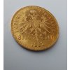zlatý Osmizlatník-dvaceti frank rakouská ražba 1882-stav 1/0