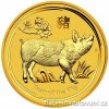 Investiční zlatá mince rok Vepře 2019 1/10 Oz