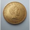 Zlatá mince 10 pesos-Kuba 1916