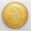 Zlatá mince švýcarský 20 frank-Helvetica 1886