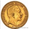 pruska 20 marZlatá mince pruská 20 marka-Wilhelm II.