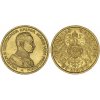 Zlatá mince pruská 20 marka-Wilhelm II. král pruský 1913