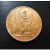 Zlatá mince 100 frank 1906-génius