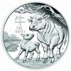 Stříbrná mince rok býka 2021 1 Oz