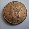 zlatá mince americký double Eagle Liberty-1878