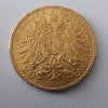 Zlatá Dvacetikoruna Františka Josefa I. rakouská ražba 1898 Bz