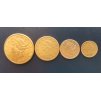 Investiční set zlatých historických dolarů USA-4 mince