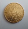 zlatá pruská 20 marka Wilhelm II. 1904
