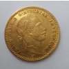 Zlatý dukát Františka Josefa I.-1863 A stav 1/0