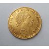 Zlatý dukát Františka Josefa I.-1863 A stav 1/0