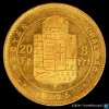 Zlatá mince Osmizlatník Františka Josefa I.-uherská ražba 1875