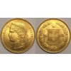 Zlatá mince švýcarský 20 frank-Helvetica 1896