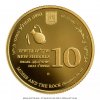 Zlatá mince Mojžíš a skála  2022-10 šekelů Izrael