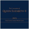 Zlatá mince  70.výročí korunovace Královny Alžběty II.-1 Oz s diamantem 2023