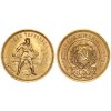 Zlatá mince ruský červoněc 10 rublů ročník 1977