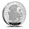 Stříbrná mince Seymour unicorn 5 Oz-2024-proof